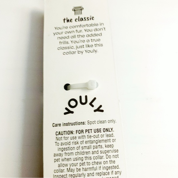 YOULY The Classic Blue Breakaway Large Cat Collar - Picture 12 of 12